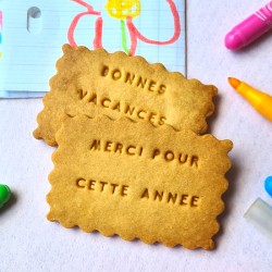 Biscuits personnalisés "MERCI ATSEM"