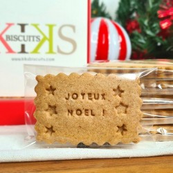 Boîte de 12 biscuits "Joyeux Noël"