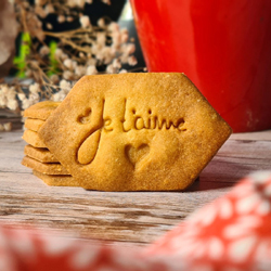 Biscuits personnalisés 'Je t'aime'